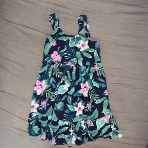 Girls floral print dress. Size 4T